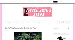 Desktop Screenshot of littlezoiessteps.com